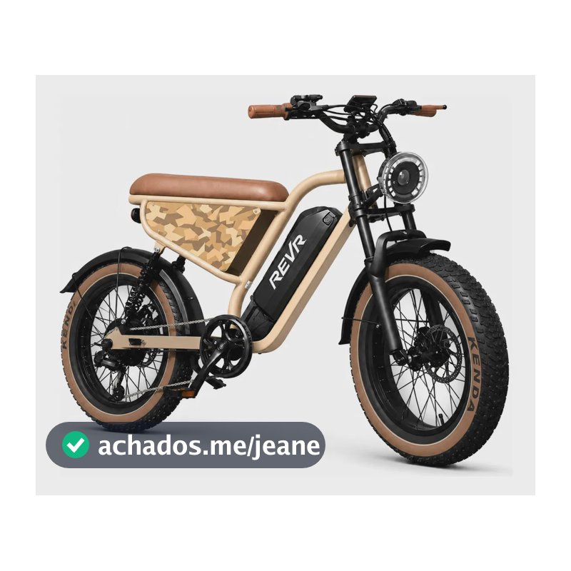 Bicicleta Elétrica Revr V5 Max Bike 1000w 50km 2026 Potente