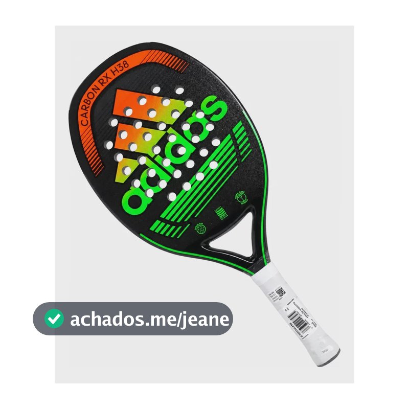 Raquete De Beach adidas Carbono 3k Rx H38 Preto
