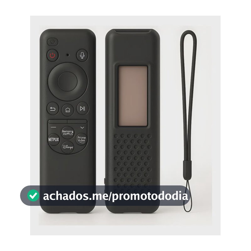 Capa Controle Remoto Silicone Smart Tv Samsung Cores Preto