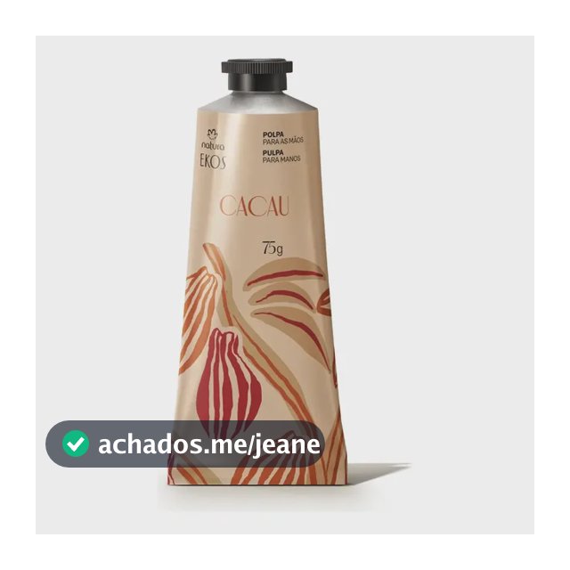Natura Polpa Para Mãos Hidratante Cacau 75g