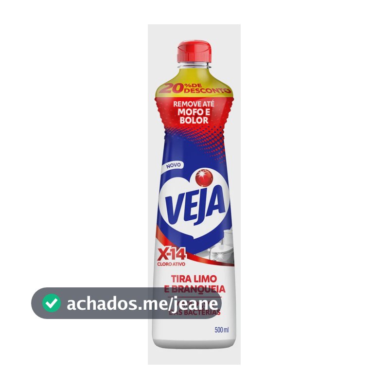 Limpador Tira Limo Veja X14 com Cloro Ativo 500ml