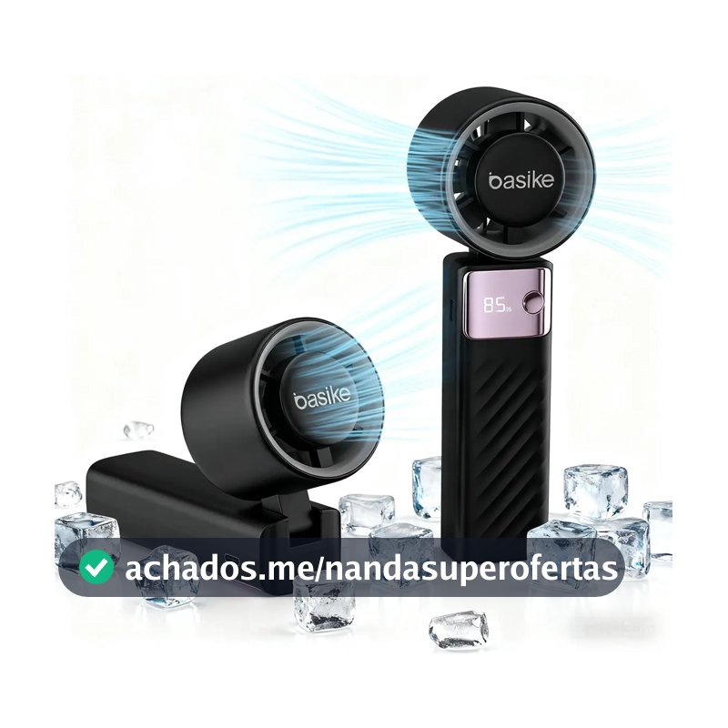 Mini Ventilador Portátil Turbo Portátil, Ventilador Portátil De Mão, A Gel A Gelo 199 Configurações Ajustáveis, Usb Recarregável, Adequado Para Uso Em Viagens/Ao Ar livre/Em Casa/No Escritório, Preto