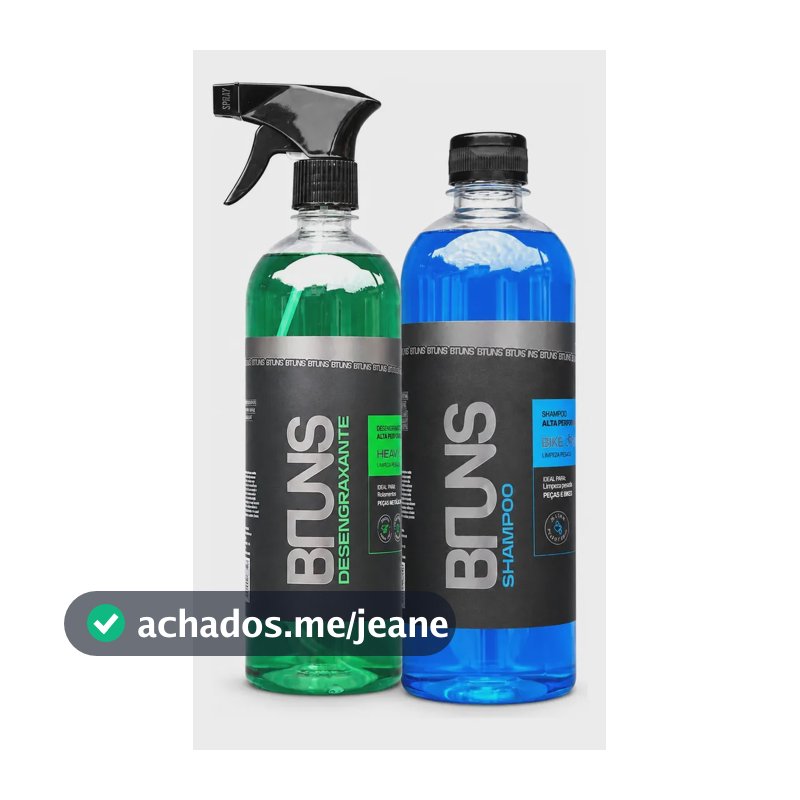 Kit Limpeza Bike Shampoo + Desengraxante Bruns