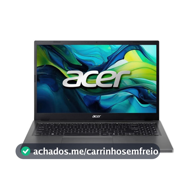 Notebook Acer Aspire Go 15 AG15-71P-5939 - Intel Core i5-13420H 13ª Geração • 8GB DDR5 • 256GB SSD NVMe • Tela 15,6' • Windows 11 Home