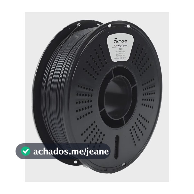 Filamento Pla+ 1kg Fremover High Speed 1,75mm Black