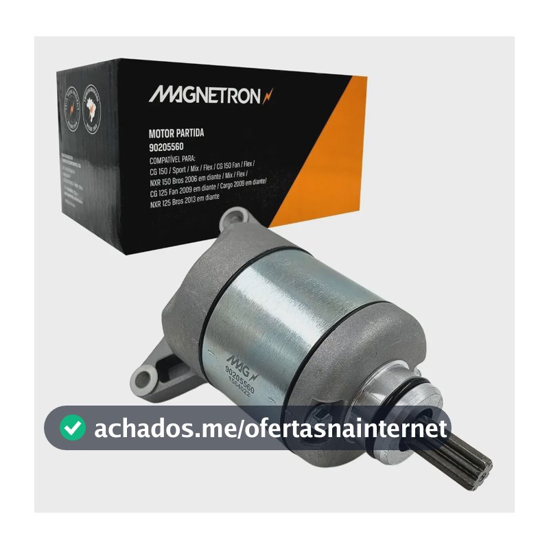 Motor Partida Arranque Fan 150 Bros 150 Titan 150 Magnetron