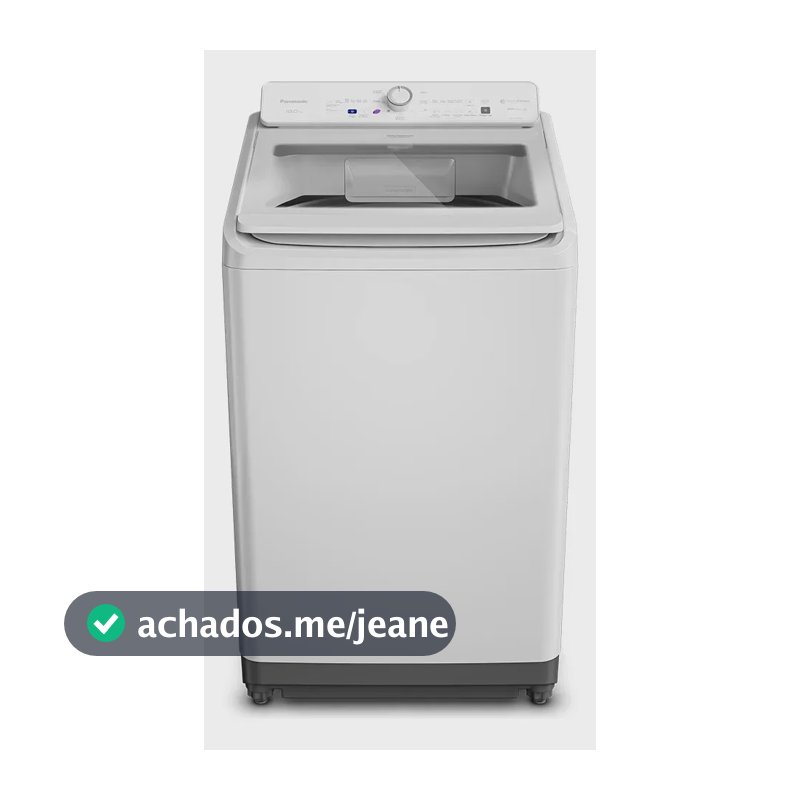 Maquina De Lavar Panasonic 19kg Branca Na-f190a1w
