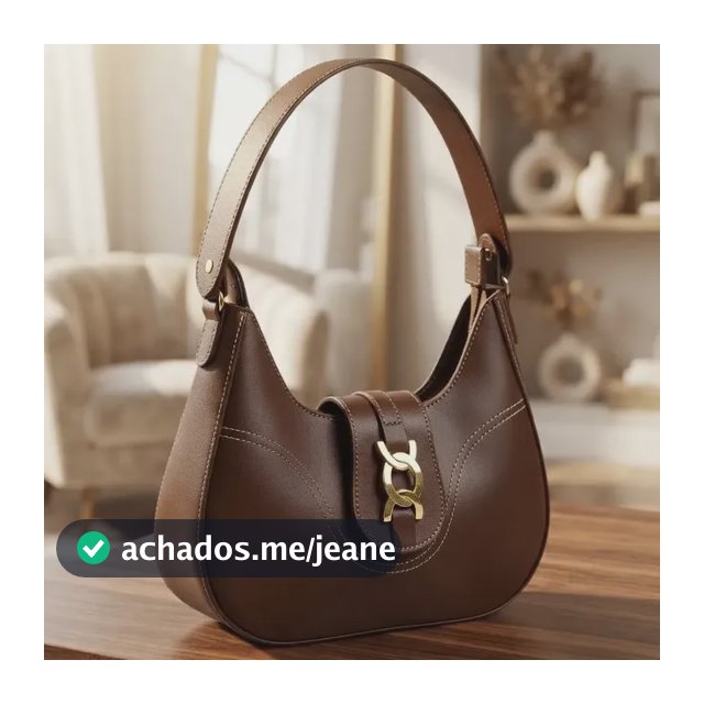 Bolsa Feminina Meia Lua Baguete Alça De Ombro Tira Colo