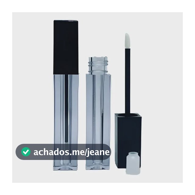Batom Liquido Embalagem Vazia Frasco Quadrado 4,5ml - 10und