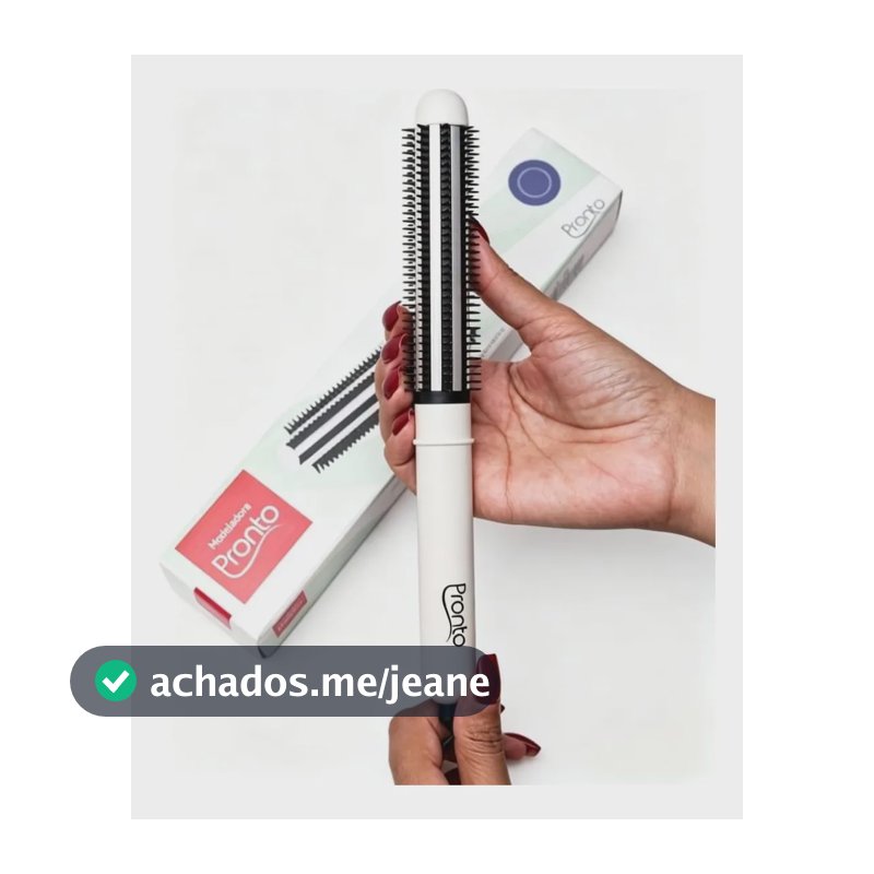 Escova Modeladora Pronto Ls36 Antiga Faet Bivolt 110v E 220v Branco E Preto Bivolt