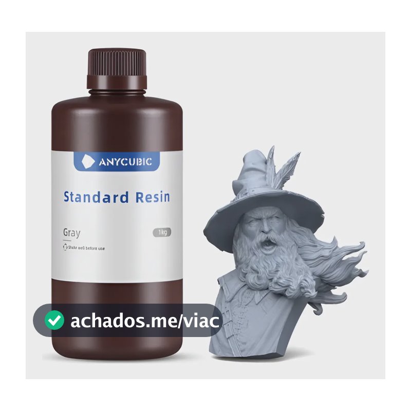 Resina Anycubic Standard 1kg Para Impressora 3d C/ Nf