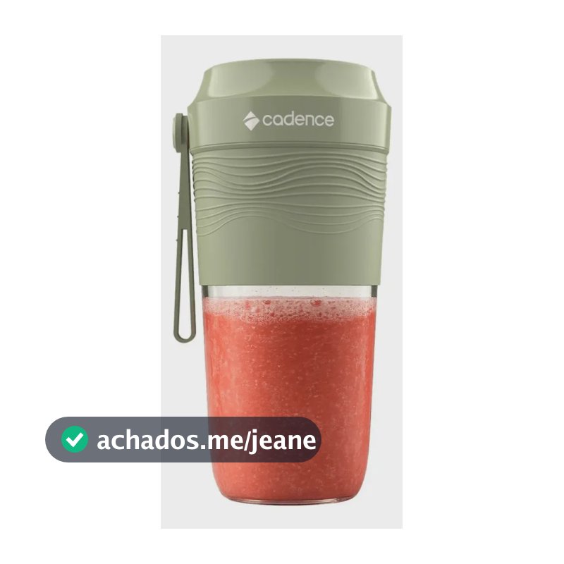 Blender Portátil Sem Fio Cadence Agitaê Cadence