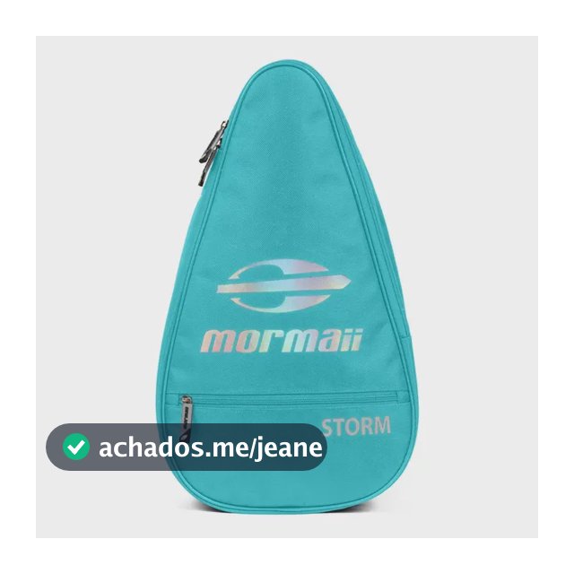 Raqueteira Mormaii Beach Tennis Storm II Cor Tiffany
