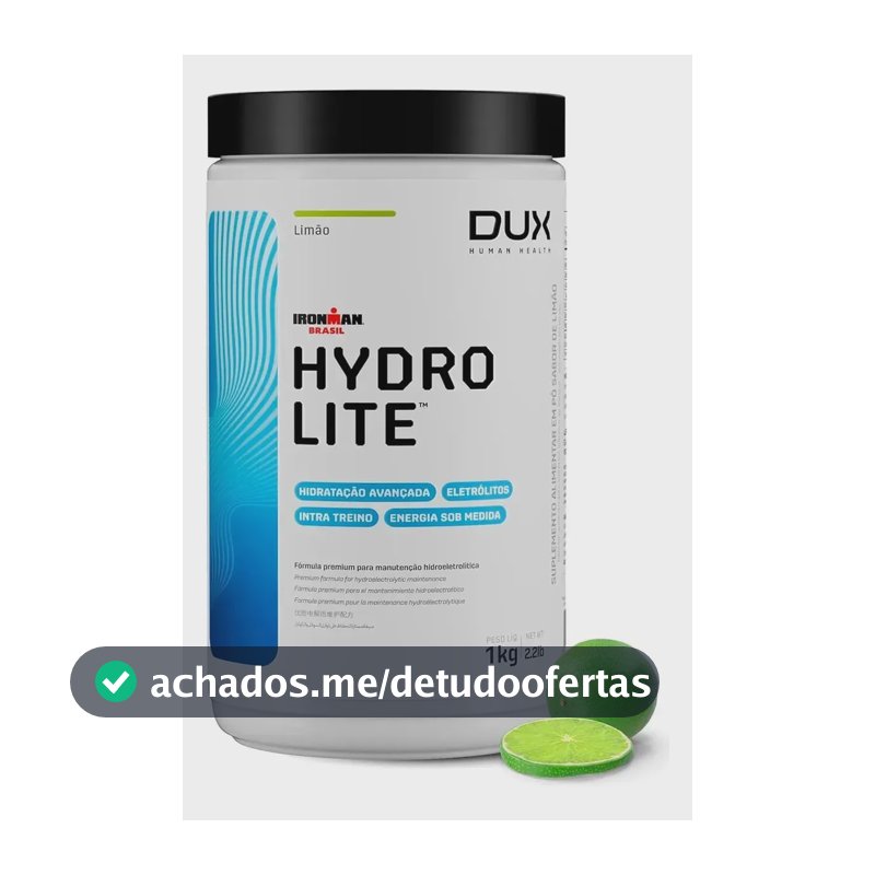Suplemento Em Pó Dux Nutrition Hydrolite Carboidratos Sabor Limão Em Pote De 1000g Outros