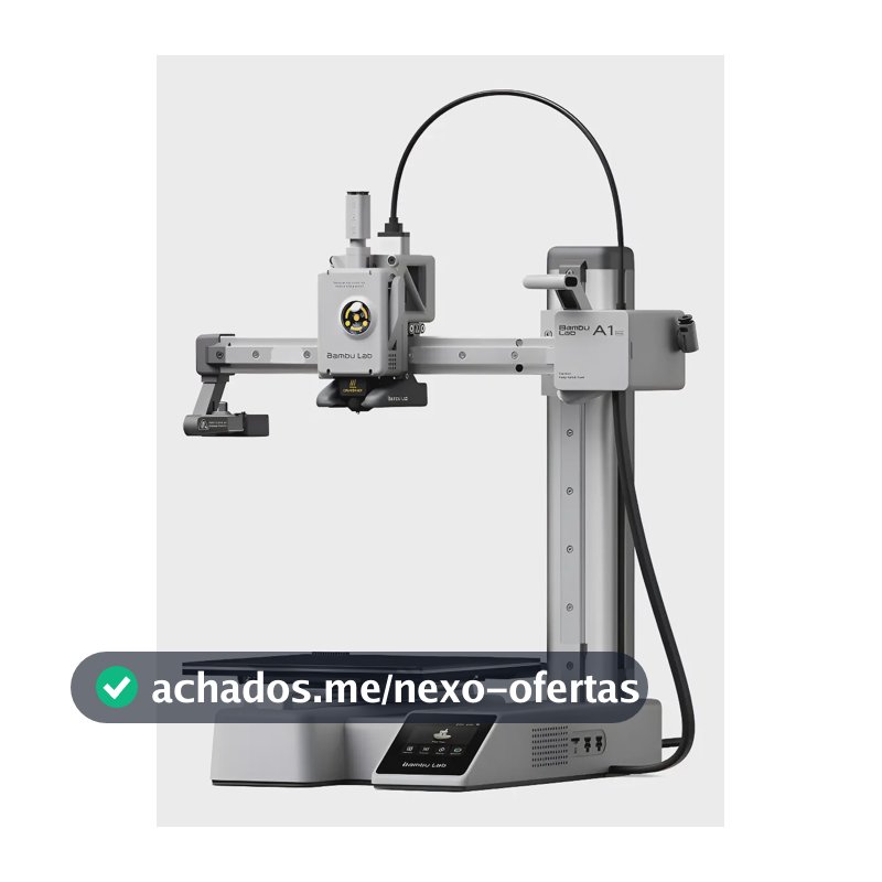 Impressora 3d Bambu Lab A1 Mini Sem Ams + Suporte E Assisten 127/220v Cinza