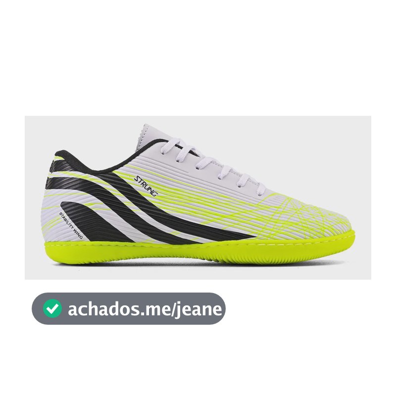 Chuteira De Futsal Infantil Confortavel Leve Original Segura Branco 33 Br