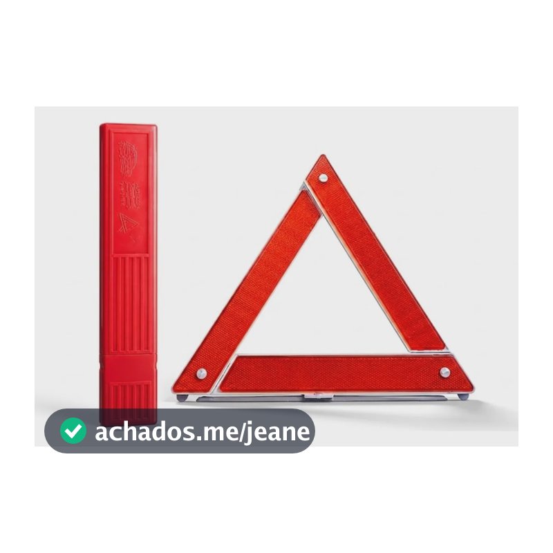 Triângulo Sinalização Segurança Automotivo Carro Caminhão