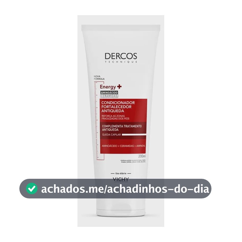 Condicionador Antiqueda Fortalecedor com Aminexil, Dercos Energy+ Vichy, 200ml