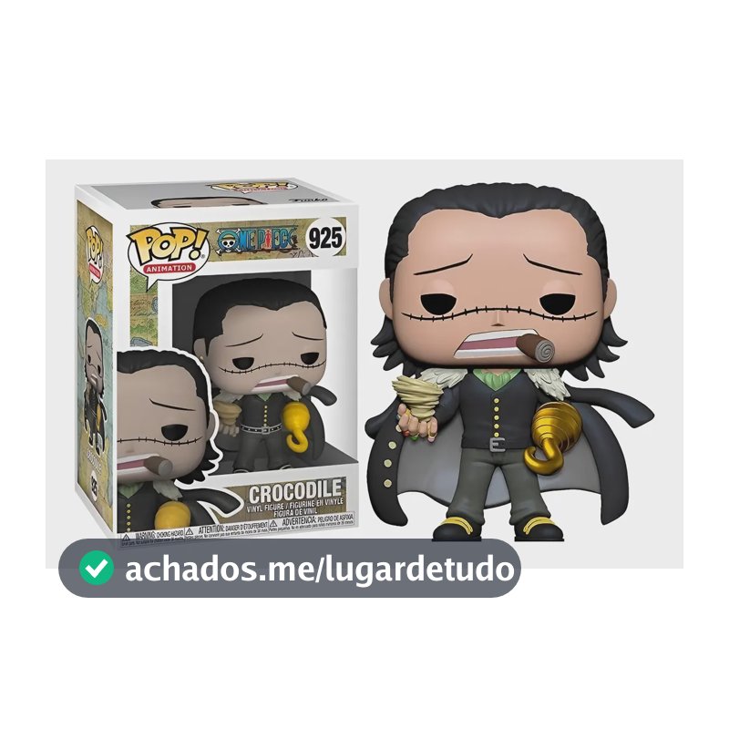 One Piece Boneco Pop Funko Crocodile #925