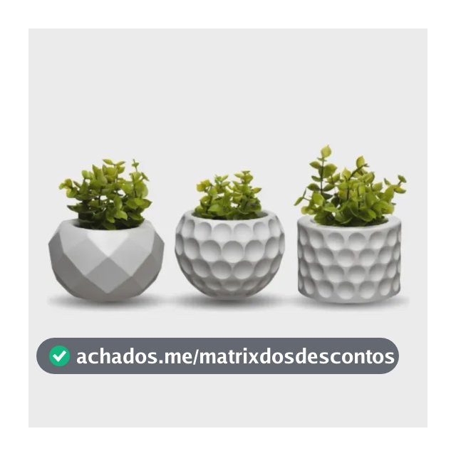 Kit 3 Vasos Decorativos Com Plantas Artificiais Para Sala, Q