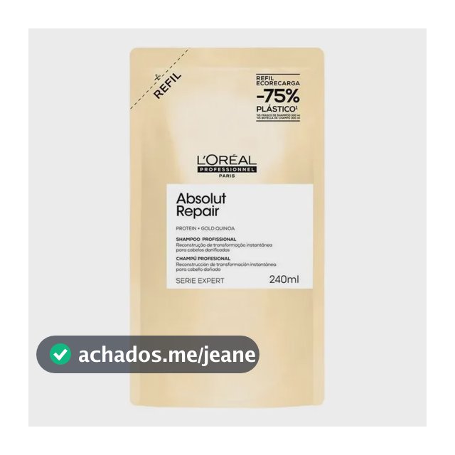 Shampoo Refil Absolut Repair 240ml L'oréal Professionnel