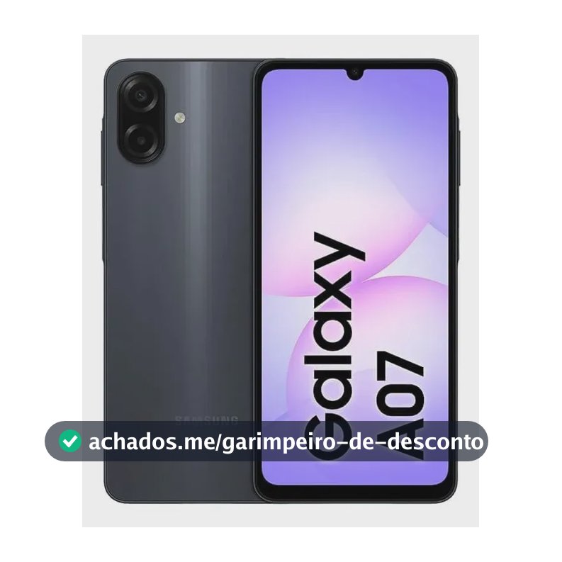 Celular Samsung Galaxy A07 128gb 4gb Tela Grande