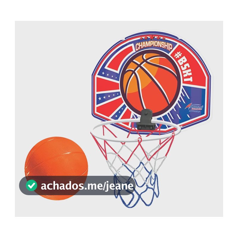 Mini Cesta Basquete Infantil Com Bola E Suporte P/ Porta