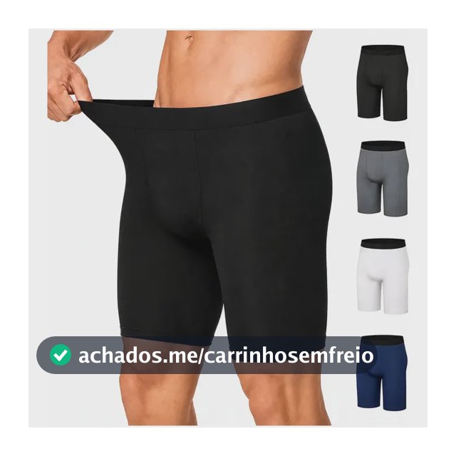 Bermuda Masculina Compressão Elastano Short Corrida Térmica