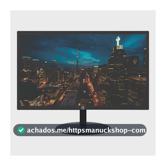 Monitor LED 20 Brazil PC 20WR - 1600x900, 75Hz, 5ms - HDMI/VGA - Preto