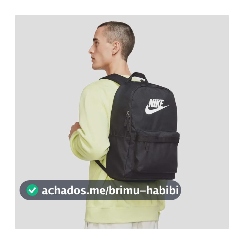 Mochila Nike Heritage Unissex Preto