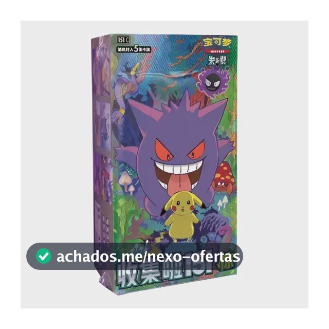 Booster Box Cartas Pokémon Tcg 151 Chinês Lacrado Original Collect 151 Surprise Gengar Chinês Simplificado