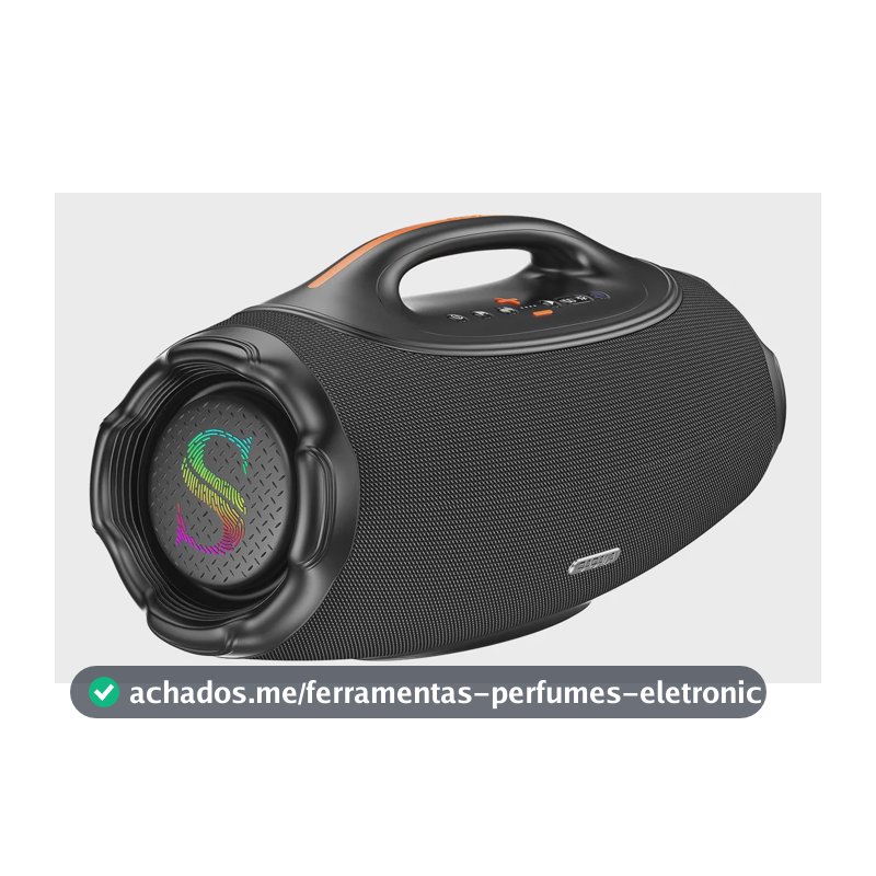 Caixa De Som Bluetooth6.0  Sabala Dr500 500w81000mah Boombox Preto 127/220v