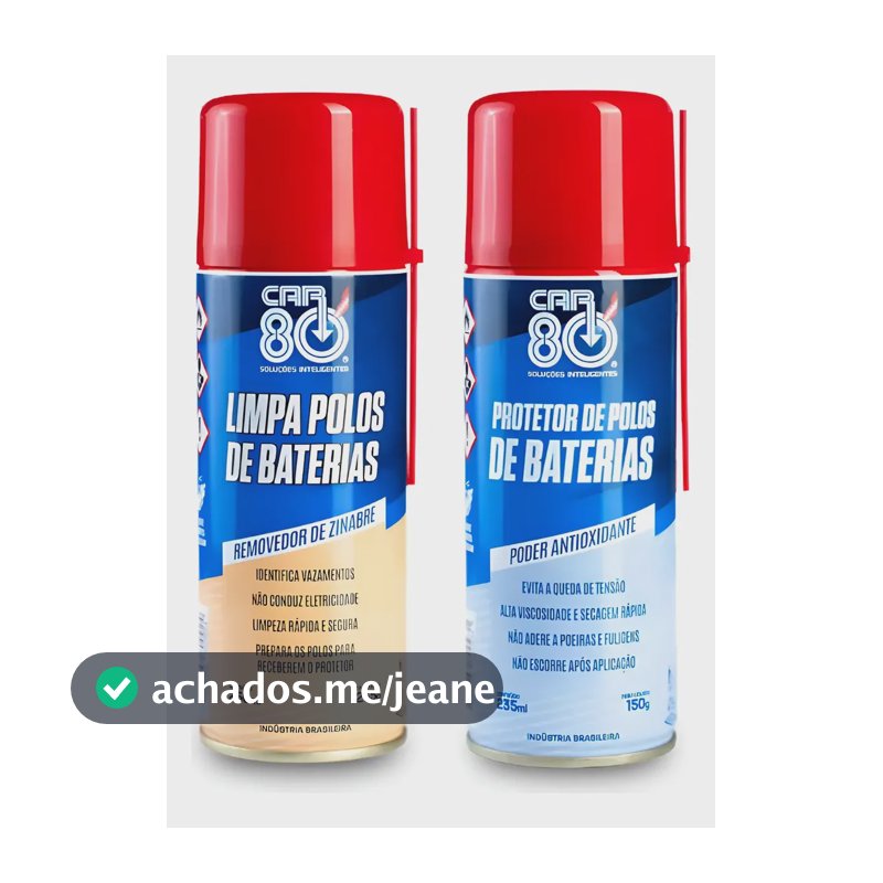 Kit Protetor E Limpa Polos Bateria Car80