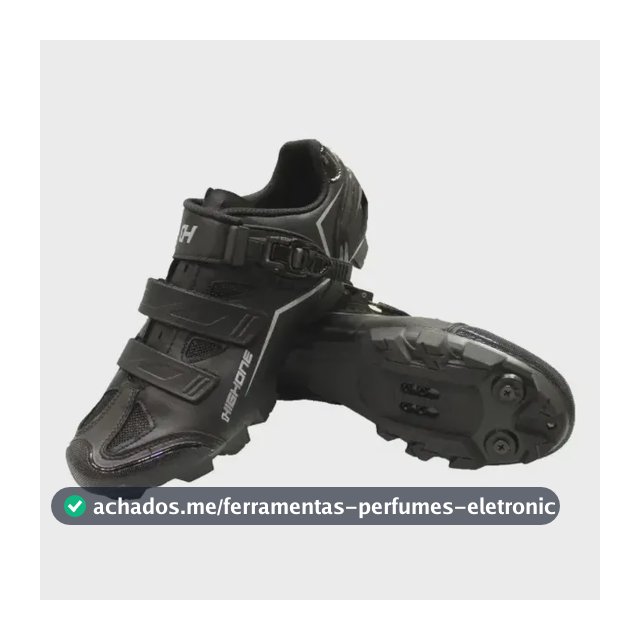 Sapatilha Mtb Ciclismo High One Feet Trava Catraca 2 Velcros