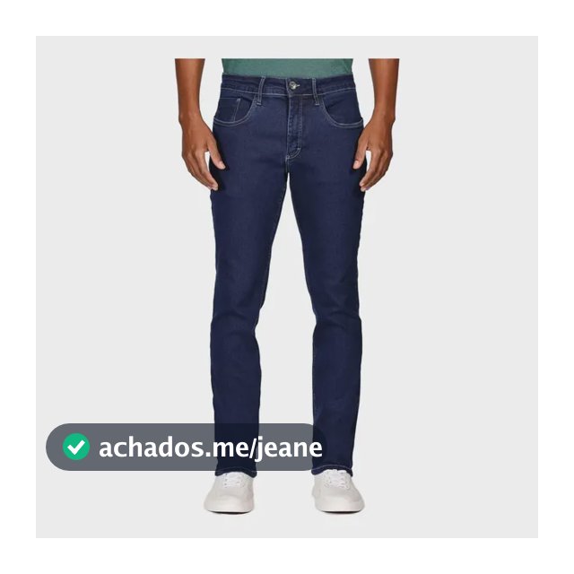 Calça Jeans Slim Blue Azul