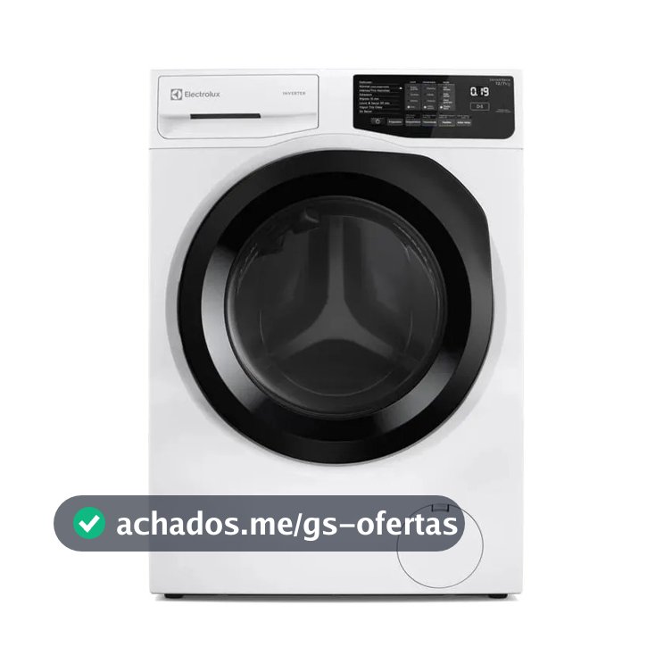 Lava E Seca Electrolux 12kg Inverter Água Quente (lsb12 Branco