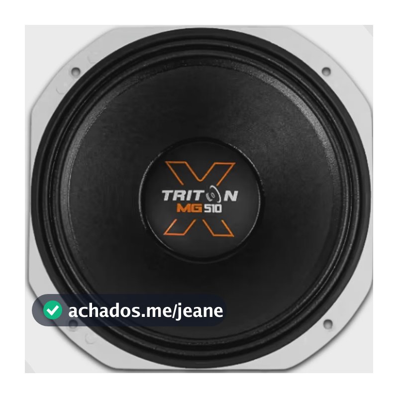 Alto Falante Triton Mg510x 10 500w Rms Médio Grave Linha X Preto 8
