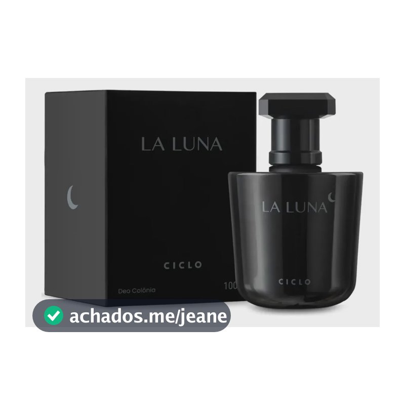 Perfume Deo Colônia La Luna Com Caixa Feminino 100ml Ciclo Cosmeticos Presente