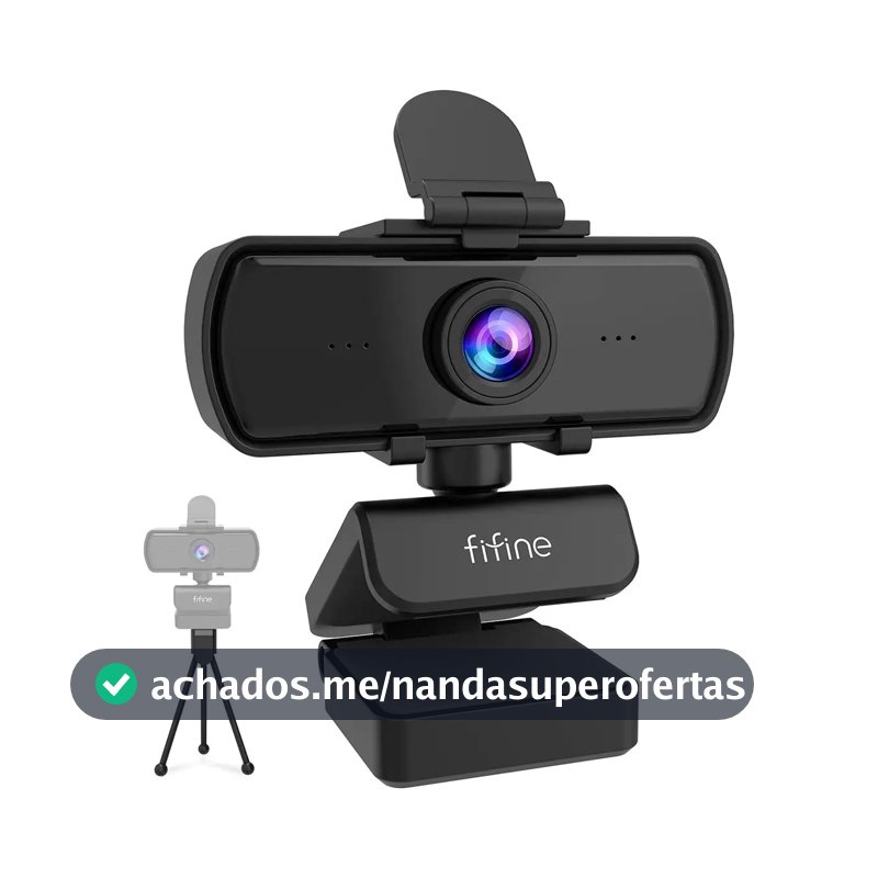 Webcam Fifine K420 2k 1440p USB com Microfone