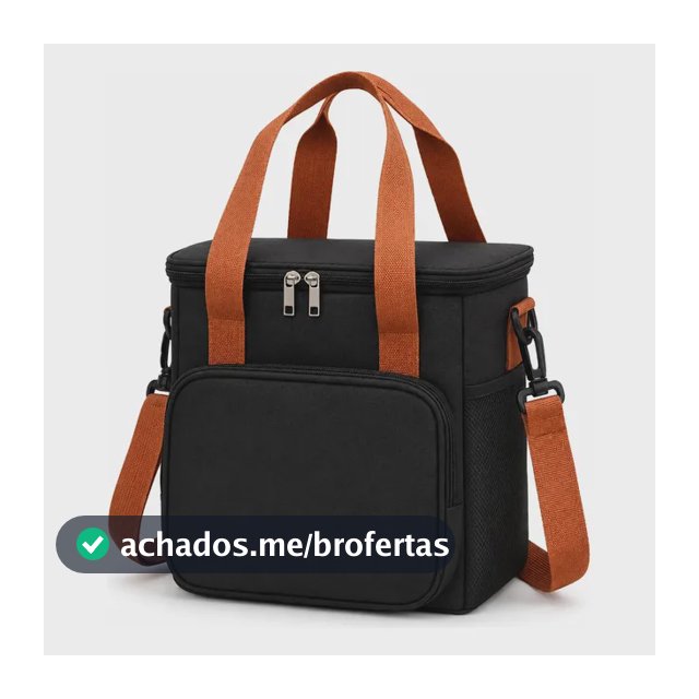Bolsa Térmica Lancheira Média Alça Ombro Marmita Resistente
