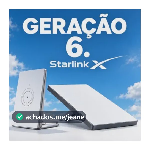 Starlink Mini X 6o Geração Internet Via Satélite Com Roteado