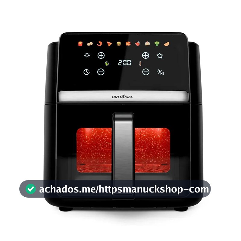 Air Fryer Britânia 9,5l Painel Digital 1800w Baf95a