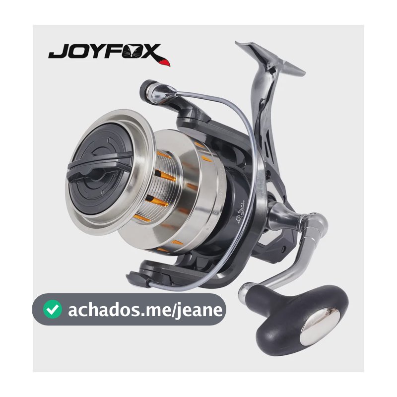 Molinete Pesca Joyfox Wl 9000 Pesada Drag 25kg 4.9:1 Metal 15 Rolamentos Praia Pesada Carretilha Molinete
