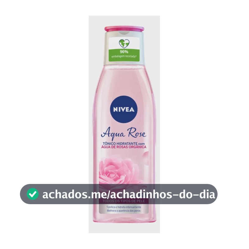 Nivea Aqua Rose Tônico Hidratante - 200ml Tipo De Pele Todo Tipo De Pele