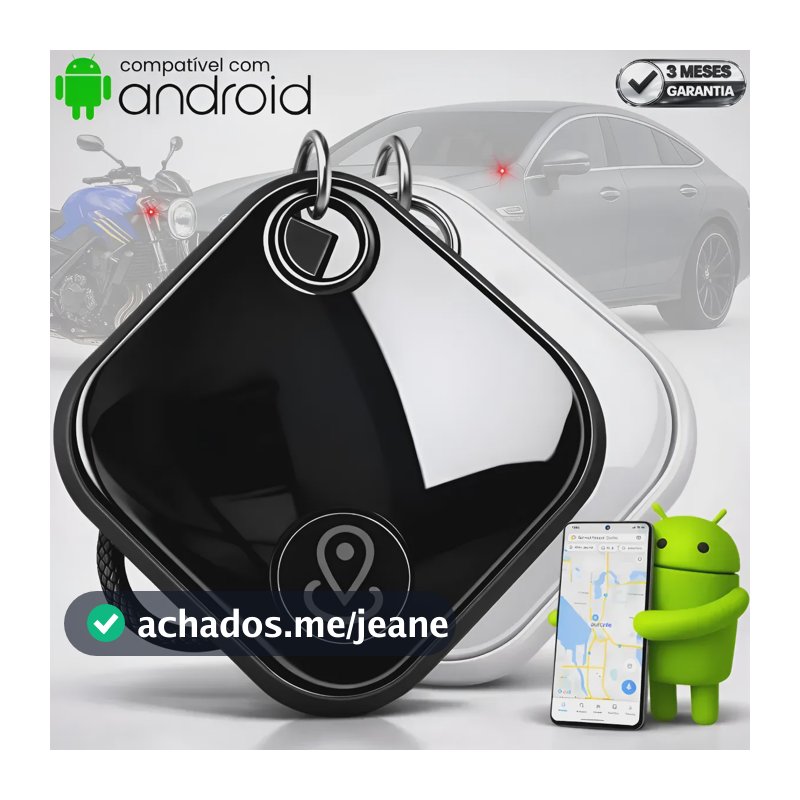 Mini Rastreador Veicular Gps Localizador Moto Carro Android Preto/branco Global