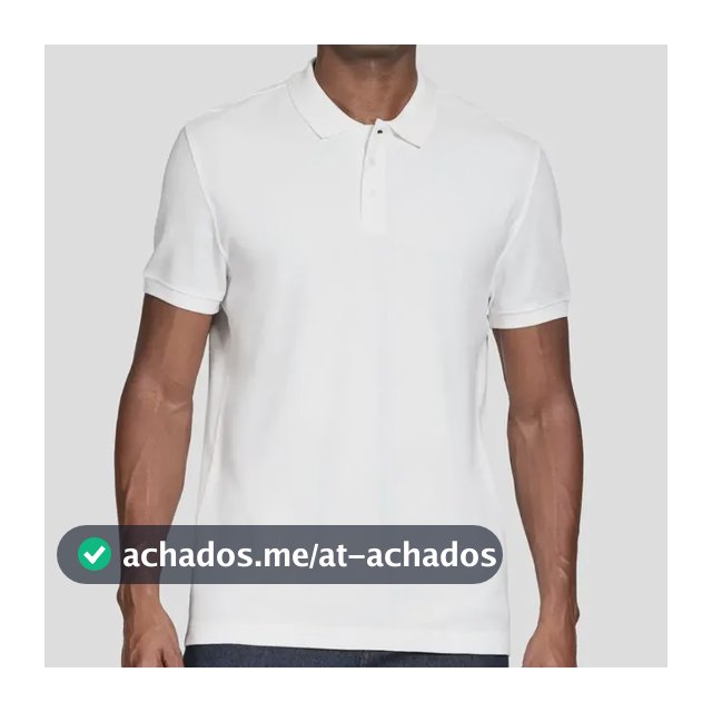 Polo Aramis Manga Curta Algodão Piquet Mescla Básica Branco