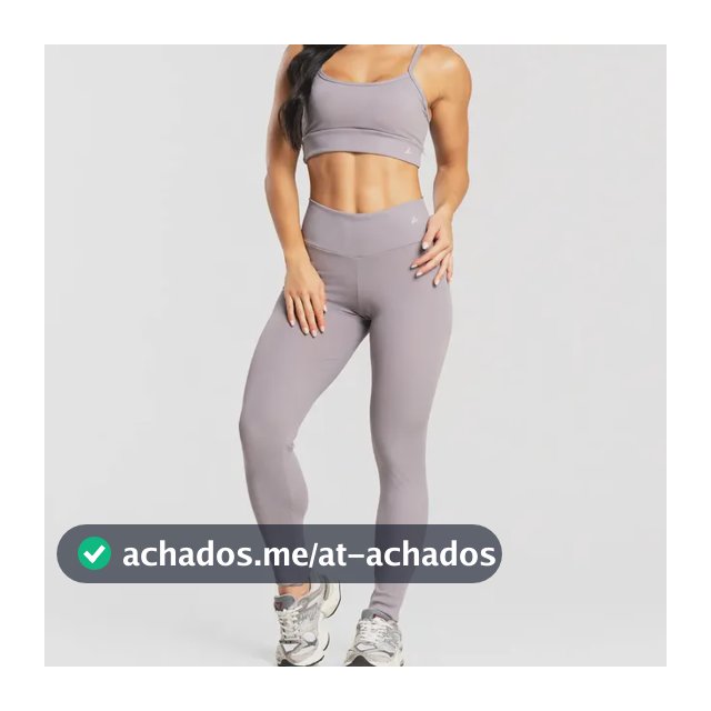 Conjunto De Calça Legging Fitness Canelado Top Academia