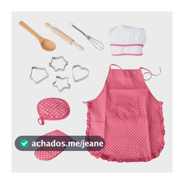 Brinquedo Cozinha Infantil Chef Acessórios Jsby