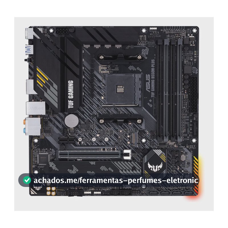 Placa Mãe Asus Tuf Gaming B550m-plus, Ddr4, Am4, Matx, B550