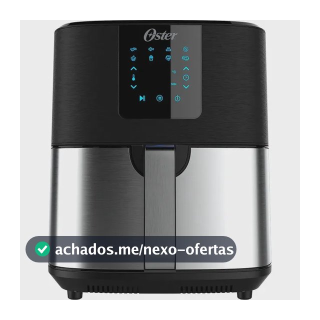Fritadeira Elétrica Oster Ofrt650 de 4,8L, 1500W, Inox e Painel Touch
